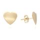 MOISS náušnice ze žlutého zlata SRDCE