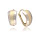 MOISS náušnice ze žlutého zlata BICOLOR