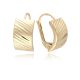 MOISS náušnice ze žlutého zlata