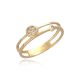 MOISS prsten ze žlutého zlata
