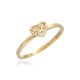 MOISS prsten ze žlutého zlata SRDCE