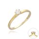 MOISS LG diamantový prsten ze žlutého zlata