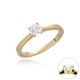MOISS LG diamantový prsten ze žlutého zlata