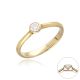MOISS LG diamantový prsten ze žlutého zlata