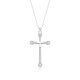 MOISS stříbrný náhrdelník KŘÍŽEK