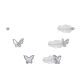 MOISS stříbrné náušnice MOTÝL 2-7mm