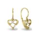 MOISS dětské náušnice ze žlutého zlata SRDCE