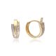 MOISS náušnice ze žlutého zlata