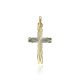 MOISS přívěsek ze žlutého zlata KŘÍŽEK