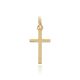 MOISS přívěsek žlutého zlata KŘÍŽEK