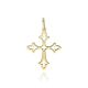MOISS přívěsek ze žlutého zlata KŘÍŽEK