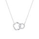 MOISS stříbrný náhrdelník KVĚTINA