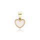 MOISSpřívěsek ze žlutého zlata SRDCE
