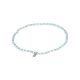 MOISS stříbrný korálkový náramek AKVAMARÍN