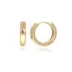 MOISS náušnice ze žlutého zlata