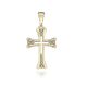 MOISS přívěsek ze žlutého zlata KŘÍŽEK