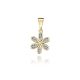 MOISS přívěsek ze žlutého zlata KVĚTINA
