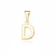 MOISS přívěsek ze žlutého zlata PÍSMENO D