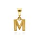 MOISS přívěsek ze žlutého zlata PÍSMENO M