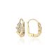 MOISS náušnice ze žlutého zlata