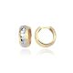 MOISS náušnice ze žlutého zlata BICOLOR