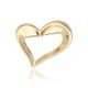MOISS brož ze žlutého zlata SRDCE