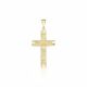 MOISS přívěsek ze žlutého zlata KŘÍŽ