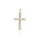 MOISS přívěsek ze žlutého zlata KŘÍŽEK