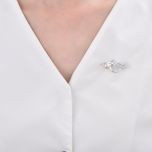 MOISS stříbrná brož