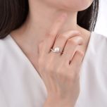 MOISS perlový stříbrný prsten