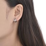 MOISS stříbrné náušnice SRDCE