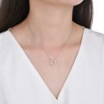 MOISS stříbrný náhrdelník PODKOVA