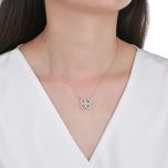 MOISS stříbrný náhrdelník ČTYŘLÍSTEK