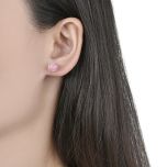 MOISS stříbrné náušnice OPÁL