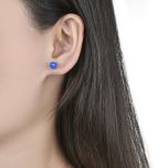 MOISS stříbrné náušnice OPÁL