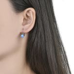 MOISS stříbrné náušnice OPÁL