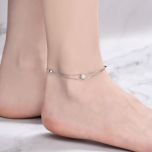 MOISS stříbrný náramek na nohu