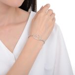 MOISS stříbrný náramek SRDCE