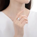 MOISS stříbrný prsten OPÁL