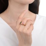 MOISS stříbrný prsten SMALT