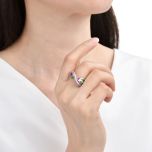 MOISS stříbrný prsten SMALT