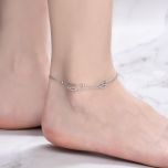 MOISS stříbrný náramek na nohu