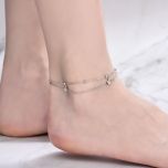 MOISS stříbrný náramek na nohu