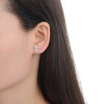 MOISS stříbrné náušnice KOČKA