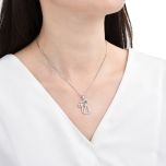 MOISS stříbrný přívěsek KOČKA