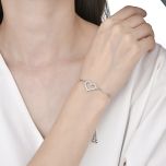 MOISS stříbrný náramek SRDCE