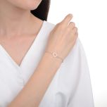 MOISS stříbrný náramek KRUH