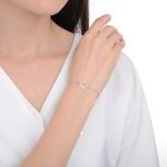 MOISS stříbrný náramek KVĚTINA