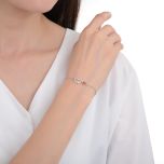 MOISS stříbrný náramek SRDCE