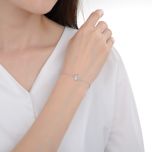 MOISS stříbrný náramek KOČKA